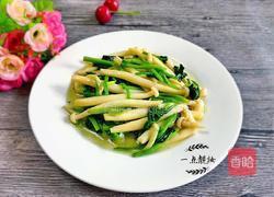 白玉菇炒菠菜的做法图解6