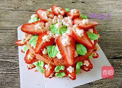 草莓裸蛋糕的做法图解9