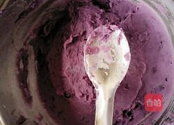 紫薯苹果糯米团子的做法图解2