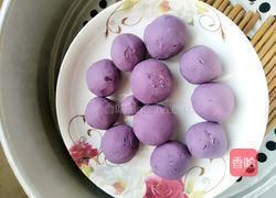 紫薯苹果糯米团子的做法图解3