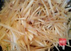 土豆丝炒肉的做法图解6
