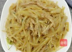土豆丝炒肉的做法图解8