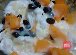 水果牛奶冰沙粥的做法图解4