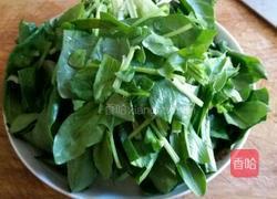 咯吱菠菜汤的做法图解2