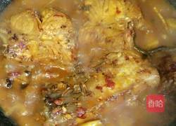 红油豆瓣酱炖青鱼块的做法图解8