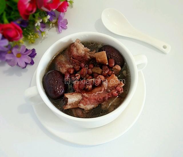 茯苓红豆排骨汤
