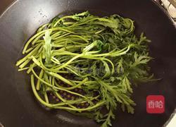 蛋皮蓬蒿菜的做法图解7
