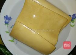 红菜心炒豆腐干的做法图解1
