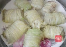 白菜肉卷的做法图解4