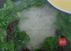 青菜木耳蛋花汤的做法图解8