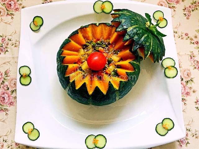 板栗青南瓜盅