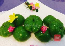 菠菜青团的做法图解5