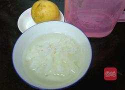 银耳南国梨汁的做法图解2