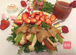 无骨鸡翅3剑客配苹果胡萝卜汁的做法图解6