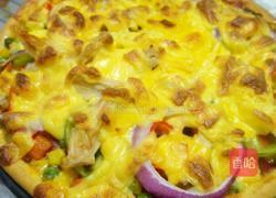 时蔬虾仁披萨的做法图解9