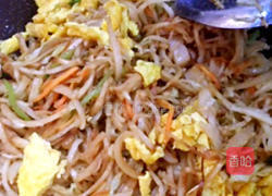 鸡蛋素炒饼的做法图解5