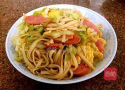 蔬菜蛋炒面的做法图解20