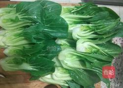 青菜香菇的做法图解3