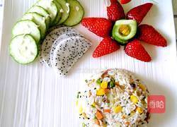 肉丁包菜炒饭的做法图解11