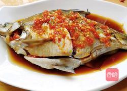 清蒸鳊鱼(蒜蓉剁椒版)的做法图解7