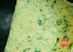 青菜鸡蛋饼的做法图解7