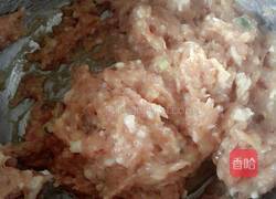 猪肉香菜馅的做法图解4