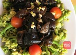 凉拌西蓝花和黑木耳的做法图解8