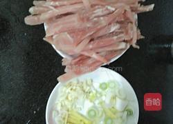 肉丝豆芽菜的做法图解3