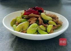 鲜蚕豆小炒肉的做法图解10