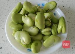 鲜蚕豆小炒肉的做法图解3