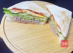 金枪鱼三明治的做法图解7