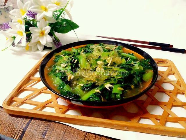 虾皮粉丝小白菜