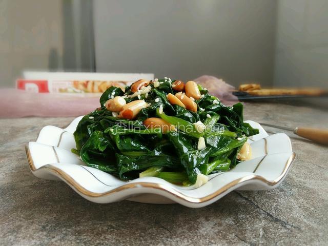 凉拌菠菜