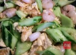 丝瓜炒鸡蛋虾仁的做法图解9