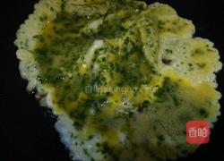 艾叶煎蛋的做法图解7