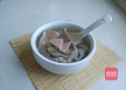 平菇火腿汤的做法图解6