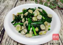 韭菜炒蚕豆的做法图解14