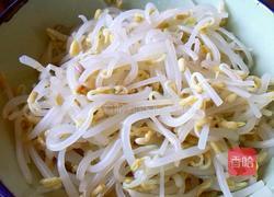 绿豆芽拌粉丝的做法图解3