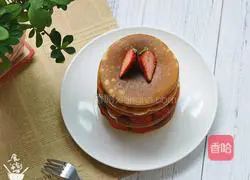 Layered Strawberry Waffle Recipe Illustration 11