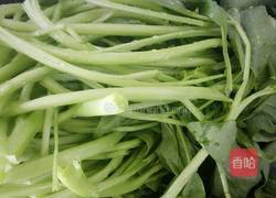 菠菜烩细粉的做法图解1