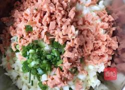 包菜粉丝包子馅(双口味)的做法图解4