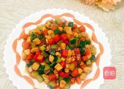 双色鸡丁的做法图解13