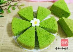 菠菜泥戚风蛋糕的做法图解1