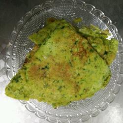 菠菜鸡蛋饼的做法[图]