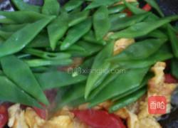 四季豆红椒炒鸡蛋的做法图解7