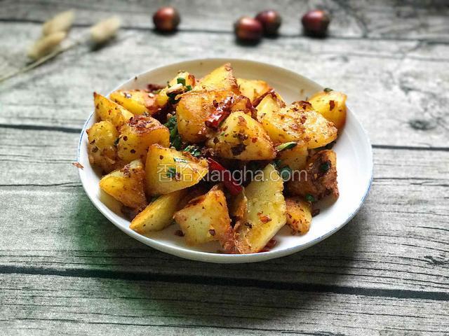 孜然香辣土豆块