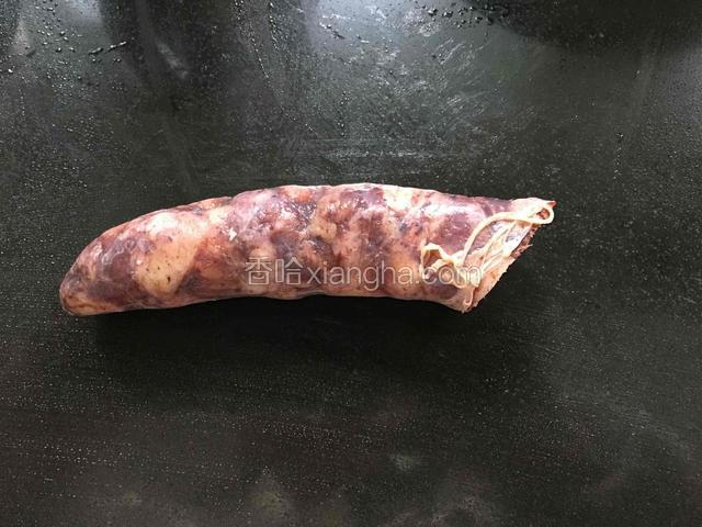 腊肠切细丁
