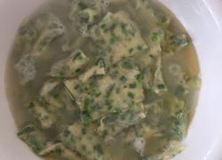 清汤韭菜面片