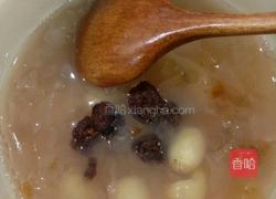 桃胶银耳莲子百合赤小豆羹的做法图解9