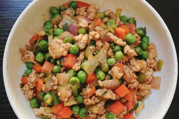 肉末炒雜蔬